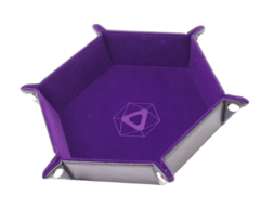 Die Hard Folding Hex Tray w/ Purple Velvet